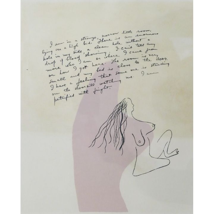 Henry Miller & Bezalel Schatz "Into the Night Life" Lithograph Matted 20''x16''