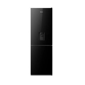 Hisense 305L Bottom Freezer Fridge with Water Dispenser-defective/ bottom door mirror cracked/hole underneath fridge