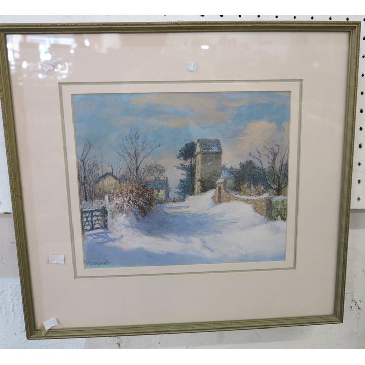 FRAMED WATERCOLOUR