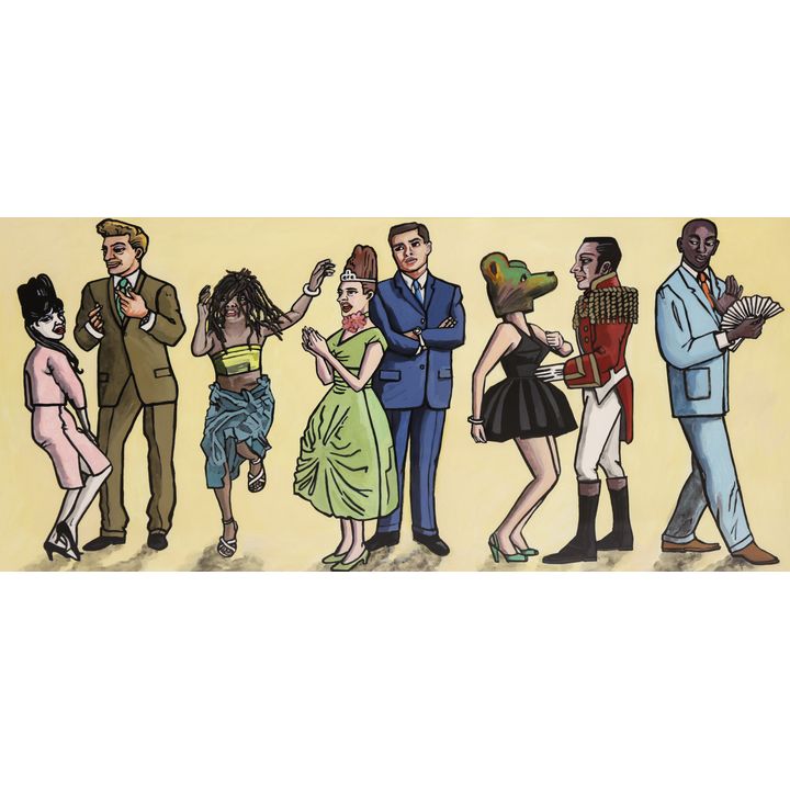 Gene Gentry McMahon ''Promenade'' 2001 Mixed Media