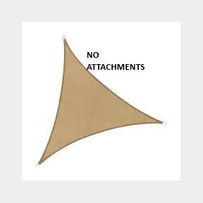 3.5 x 3.5 x 3.5m Waterproof Triangular Sun Shade Sail (NO ATTACHMENTS)-- 51743/1832 AS B3 (S3)