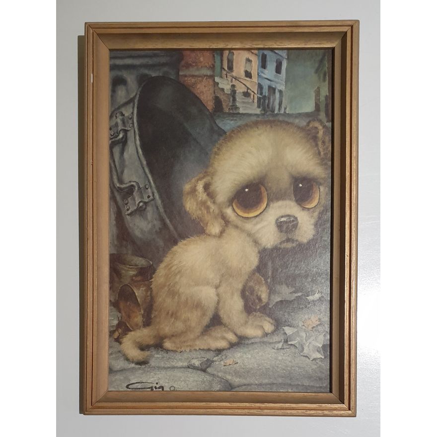 MCM 'Gig' Framed Print - Pity Puppy