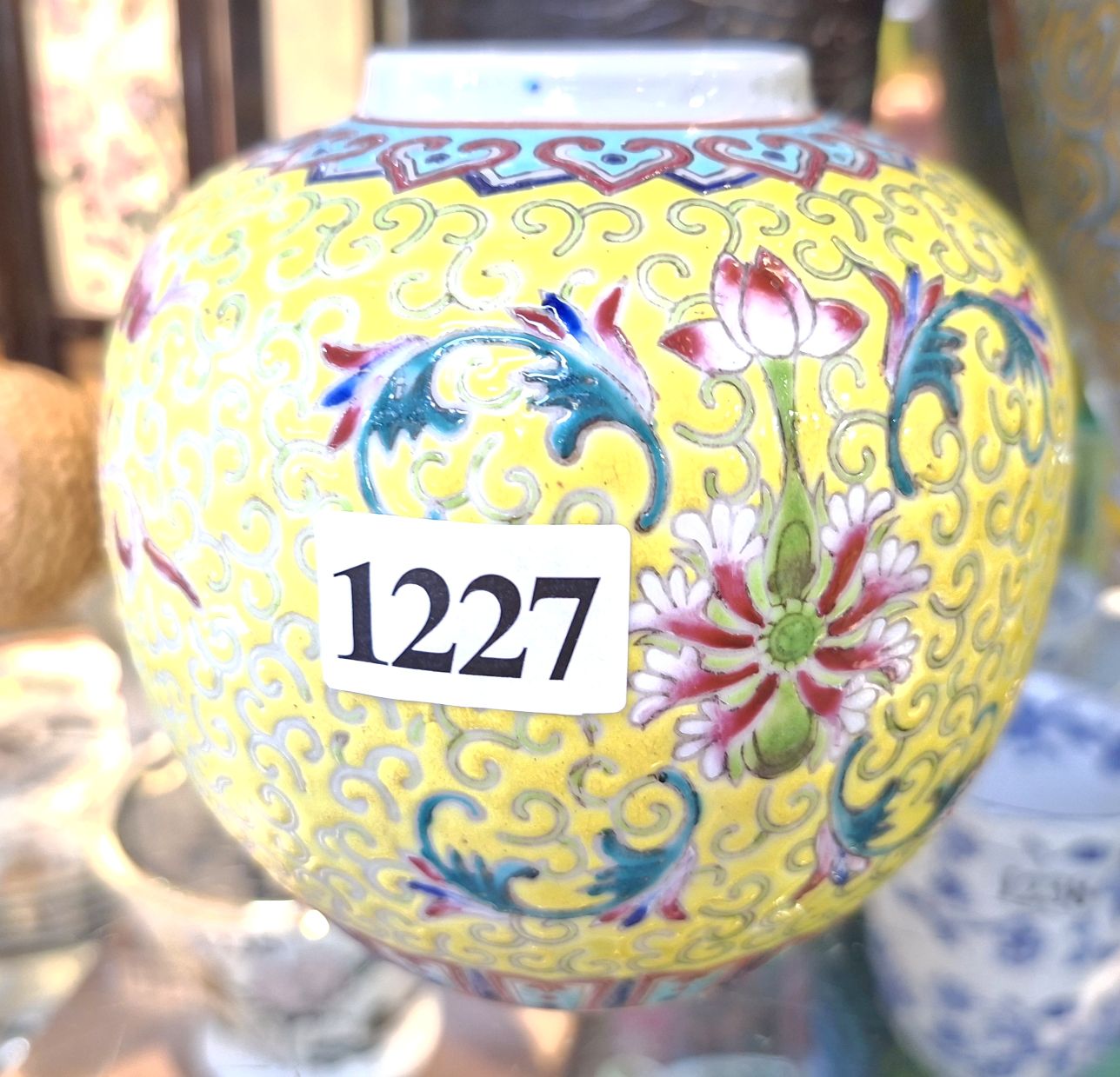 1227 · CHINESE LOW VASE