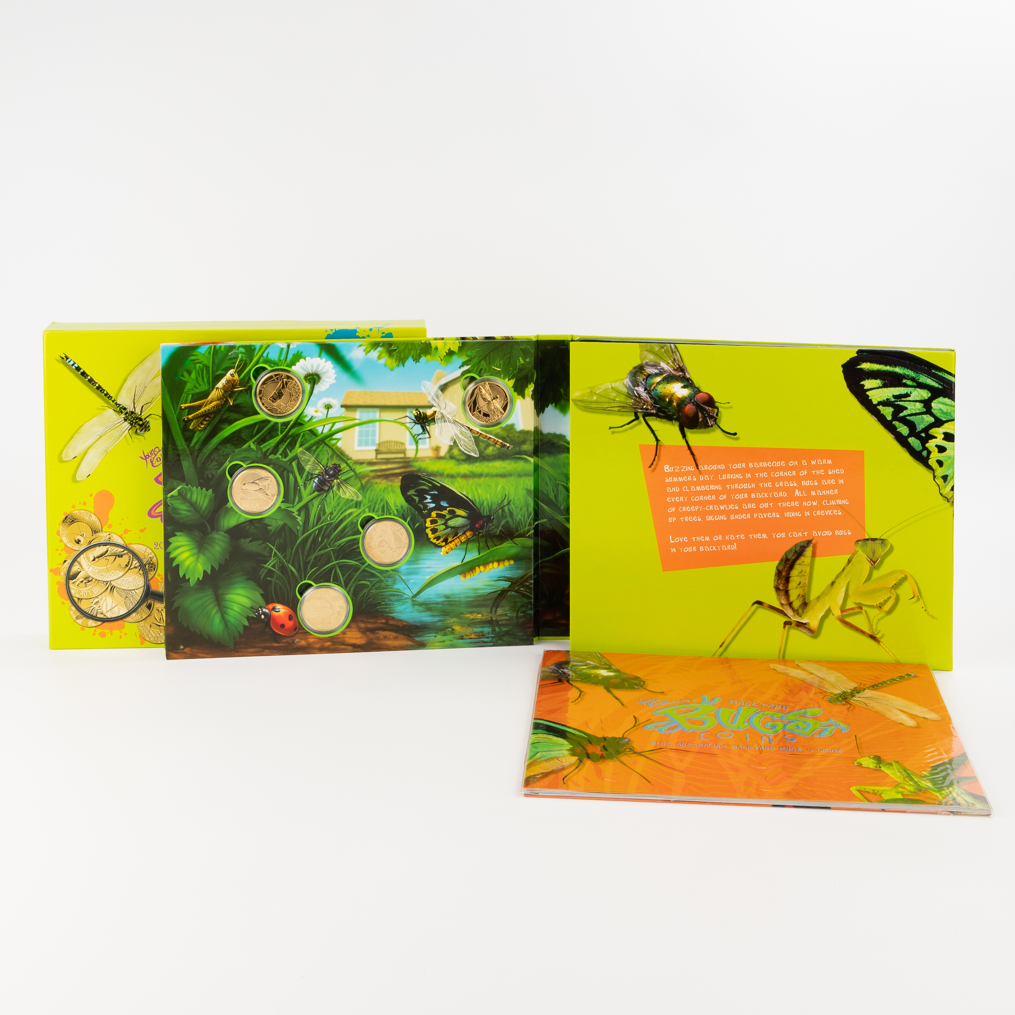 12 · Young Collectors - Backyard Bugs, One Dollar, 2010,  UNC