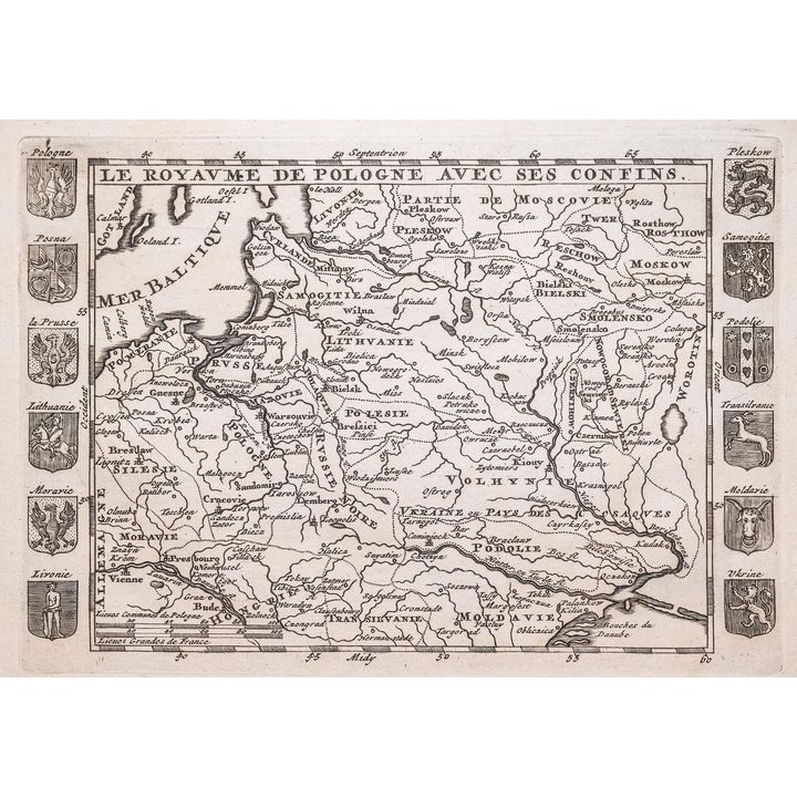Daniel de la Feuille | Le Royaume de Pologne avec ses confins