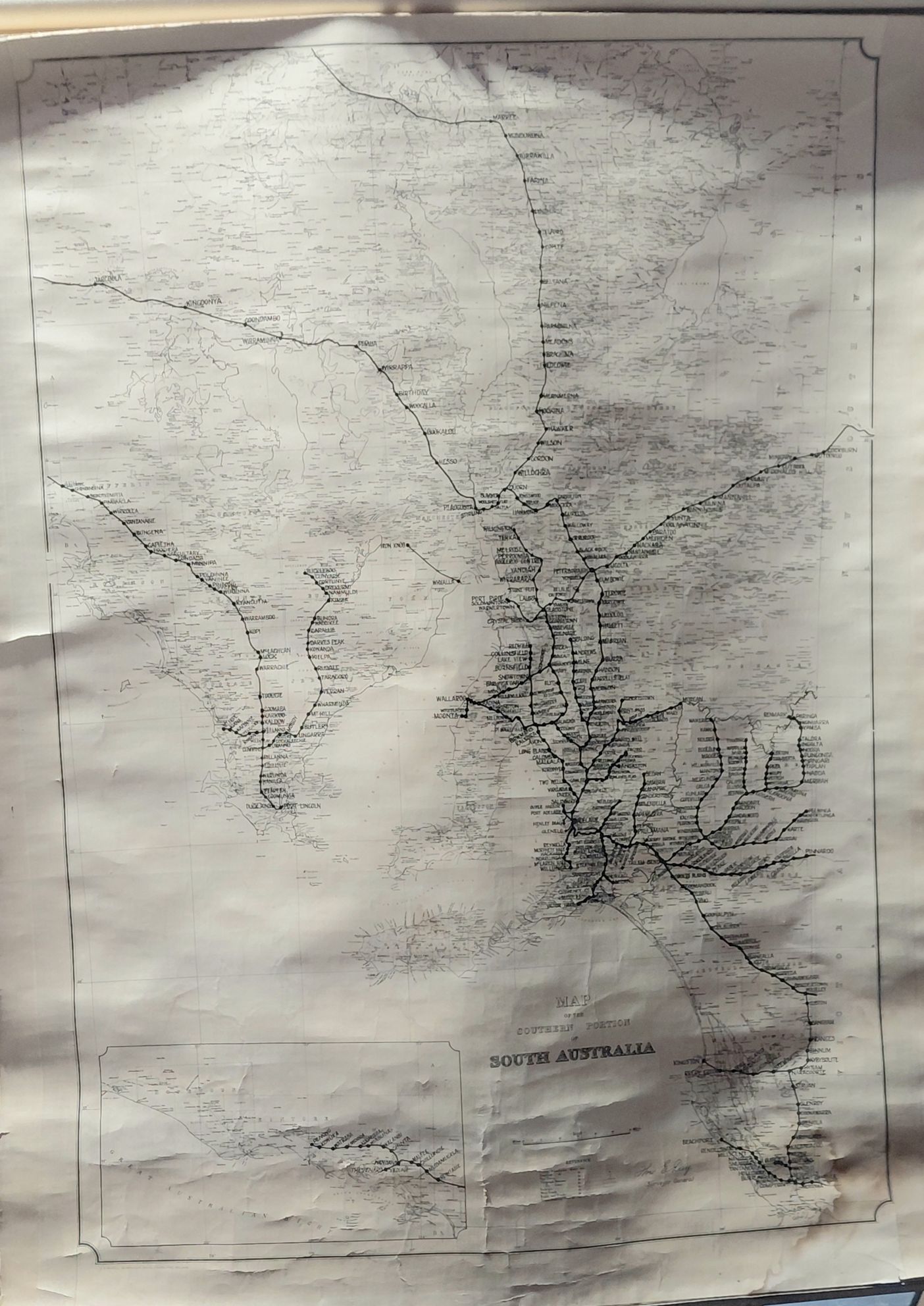 PULL DOWN SOUTH AUSTRALIAN MAP