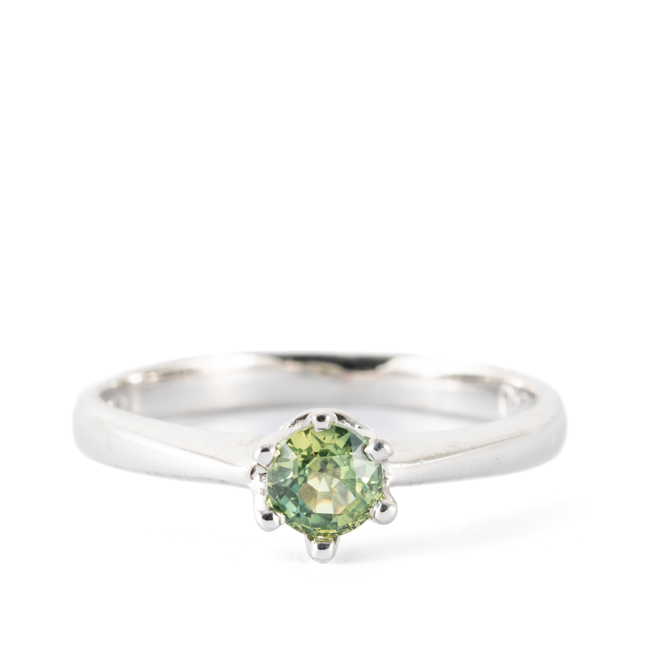 90 · 0.51 Carat Green Sapphire Ring