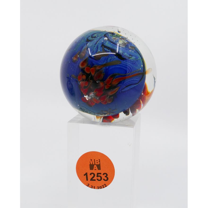 Josh Simpson Glass Aquarium Marble - 2'' - comes with stand