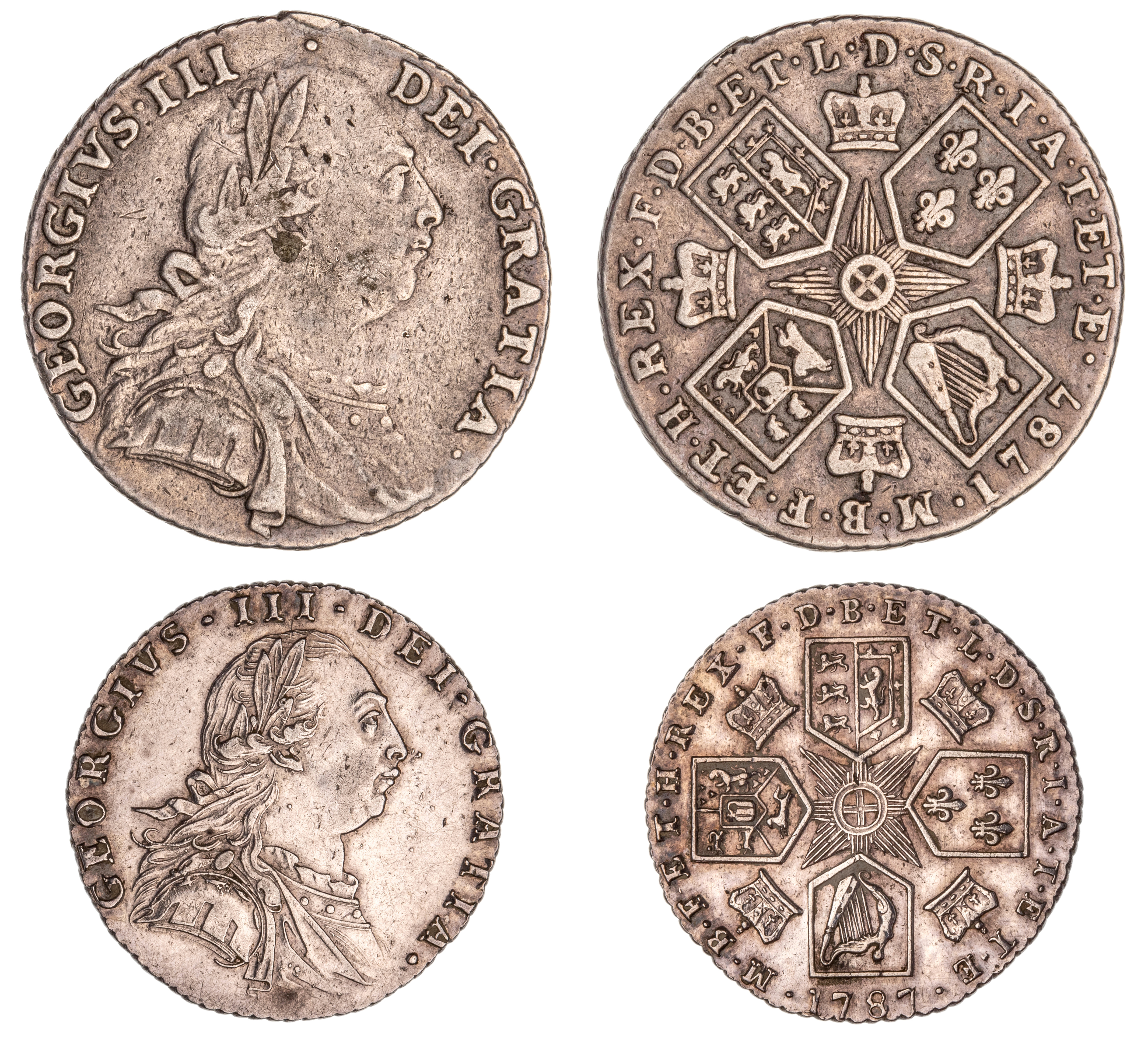Great Britain, Sixpence, 1787, aUNC