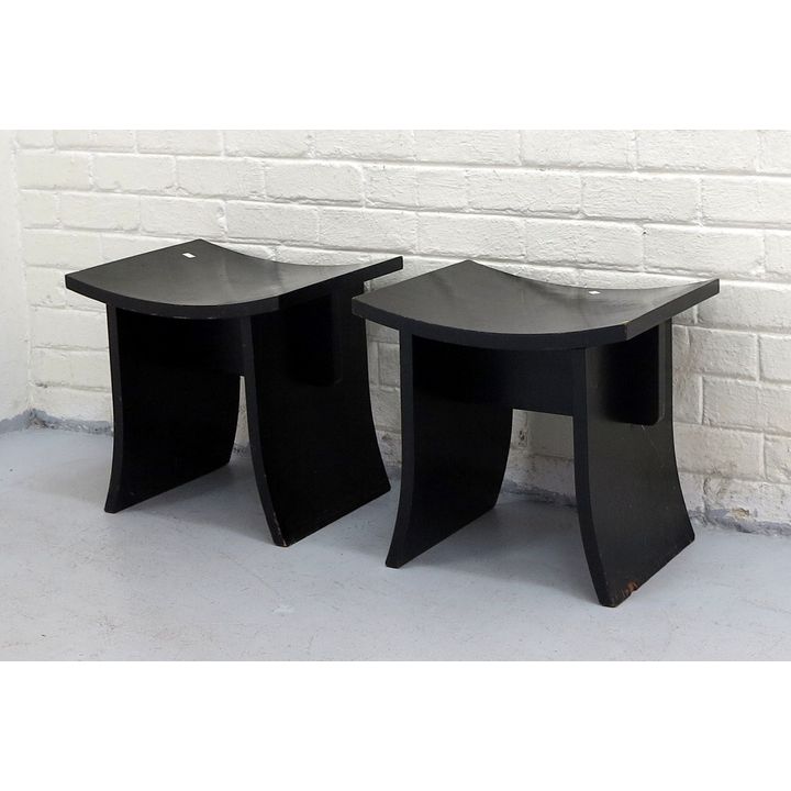 PAIR OF STOOLS