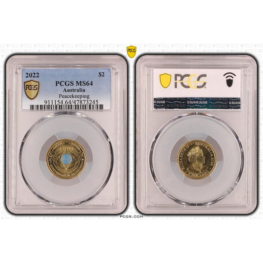 Peacekeeping, Two Dollar, 2022, PCGS MS 64