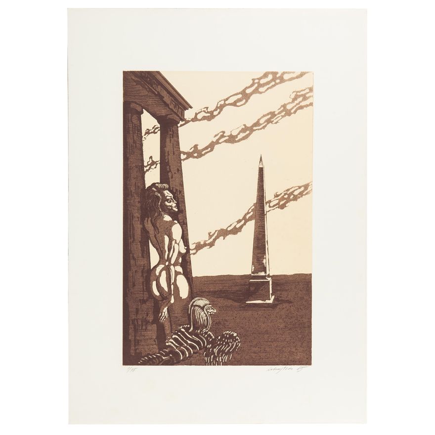 Jan Lebenstein | Kobiety i obelisk, 1985 r.