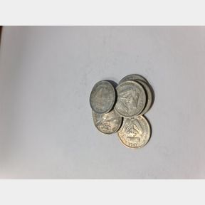 9.21G OF SILVER SUID AFRIKA 3PENCE PIECES - 50692/58