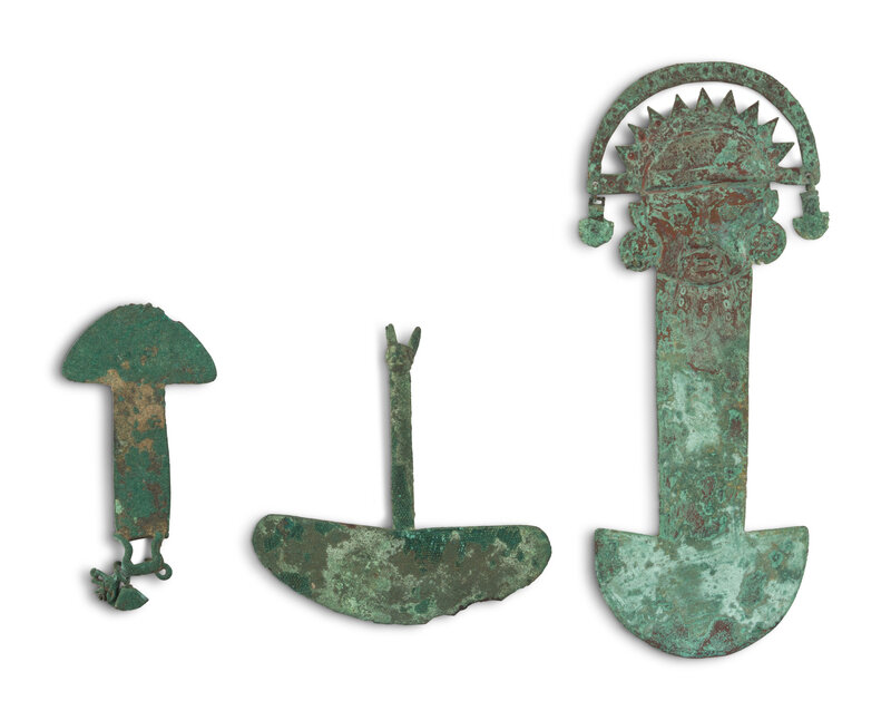 Three Peruvian Copper Tumi