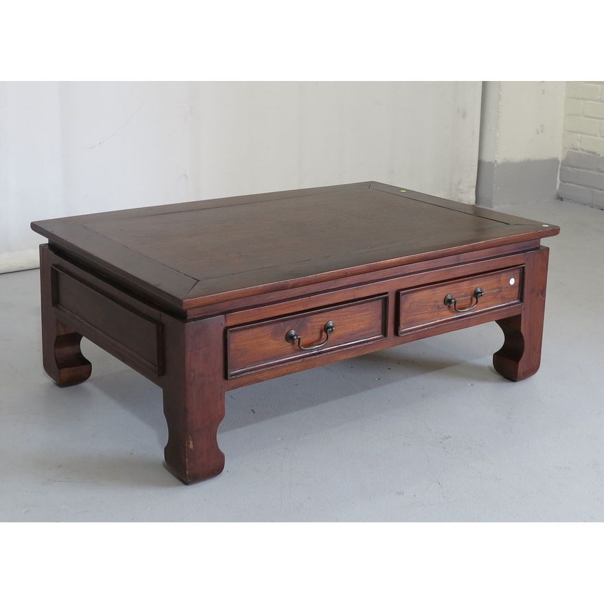 TWO-DRAWER COFFEE TABLE