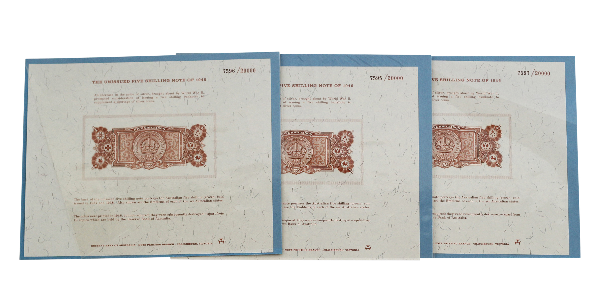 1957. · Collection, Five Shilling, 1989, UNC