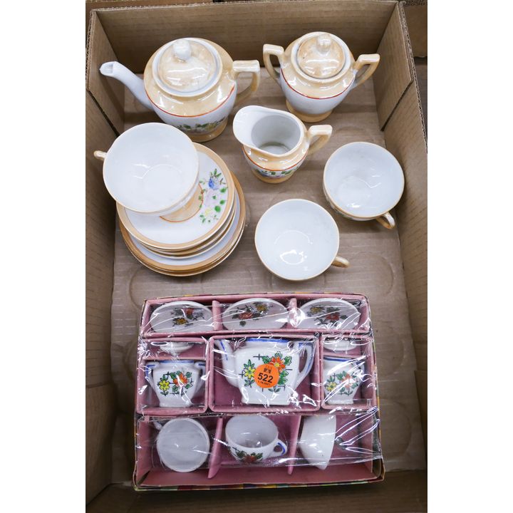Box Vintage Doll Dishes