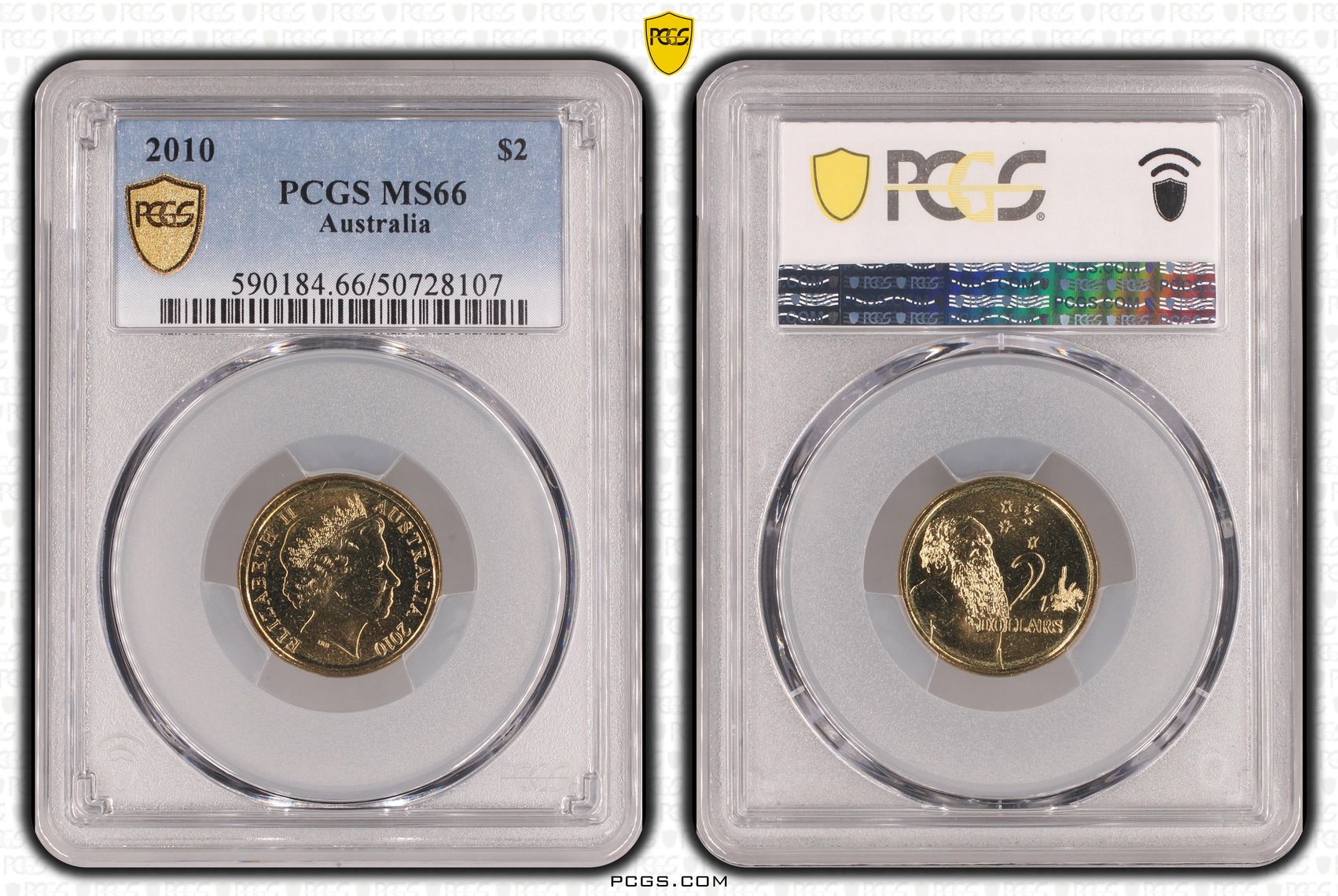 Two Dollar, 2010, PCGS MS66