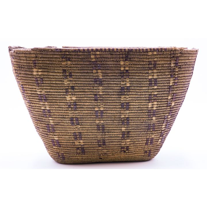 Antique Thompson River Indian Large Hard Basket