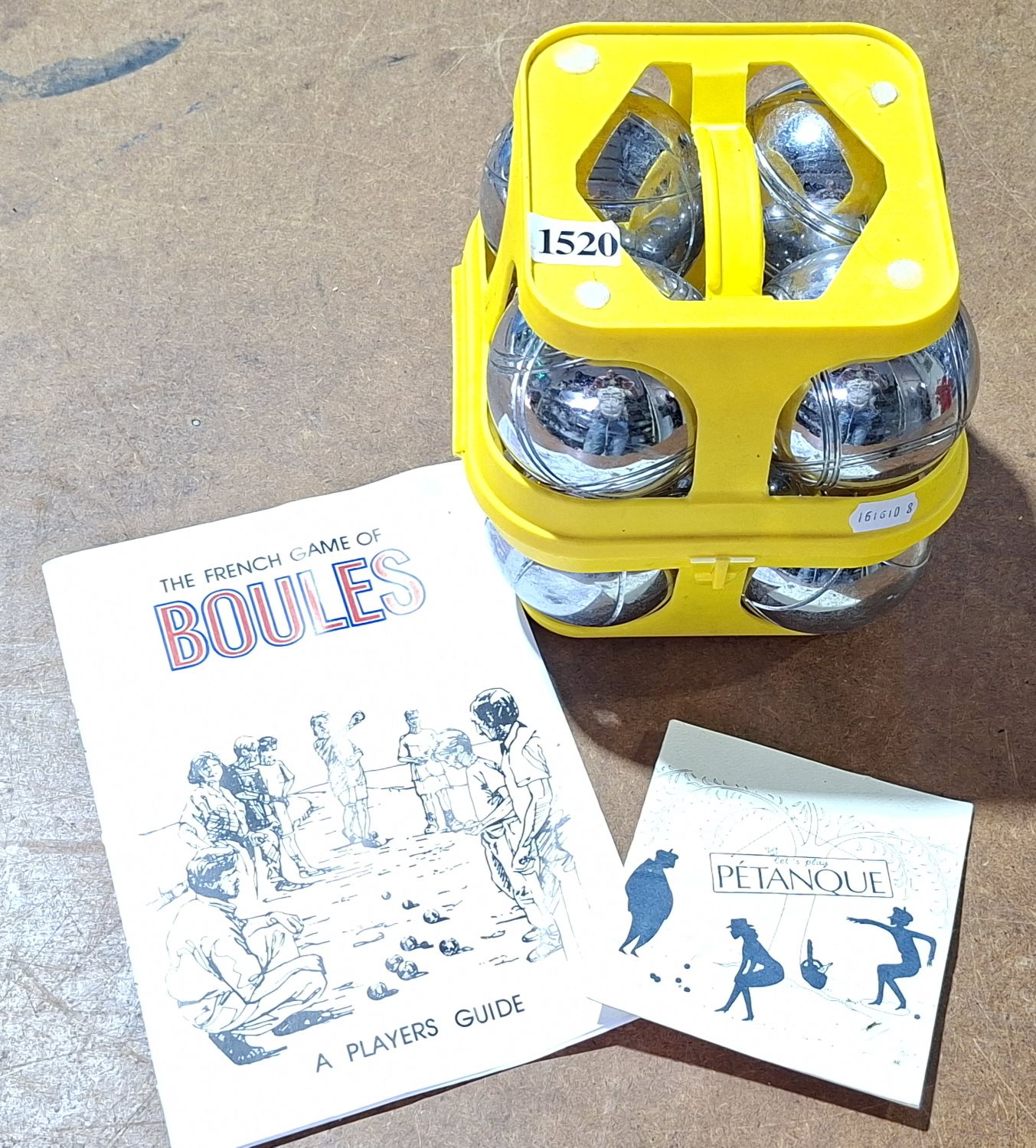 French Boules Set And Booklet