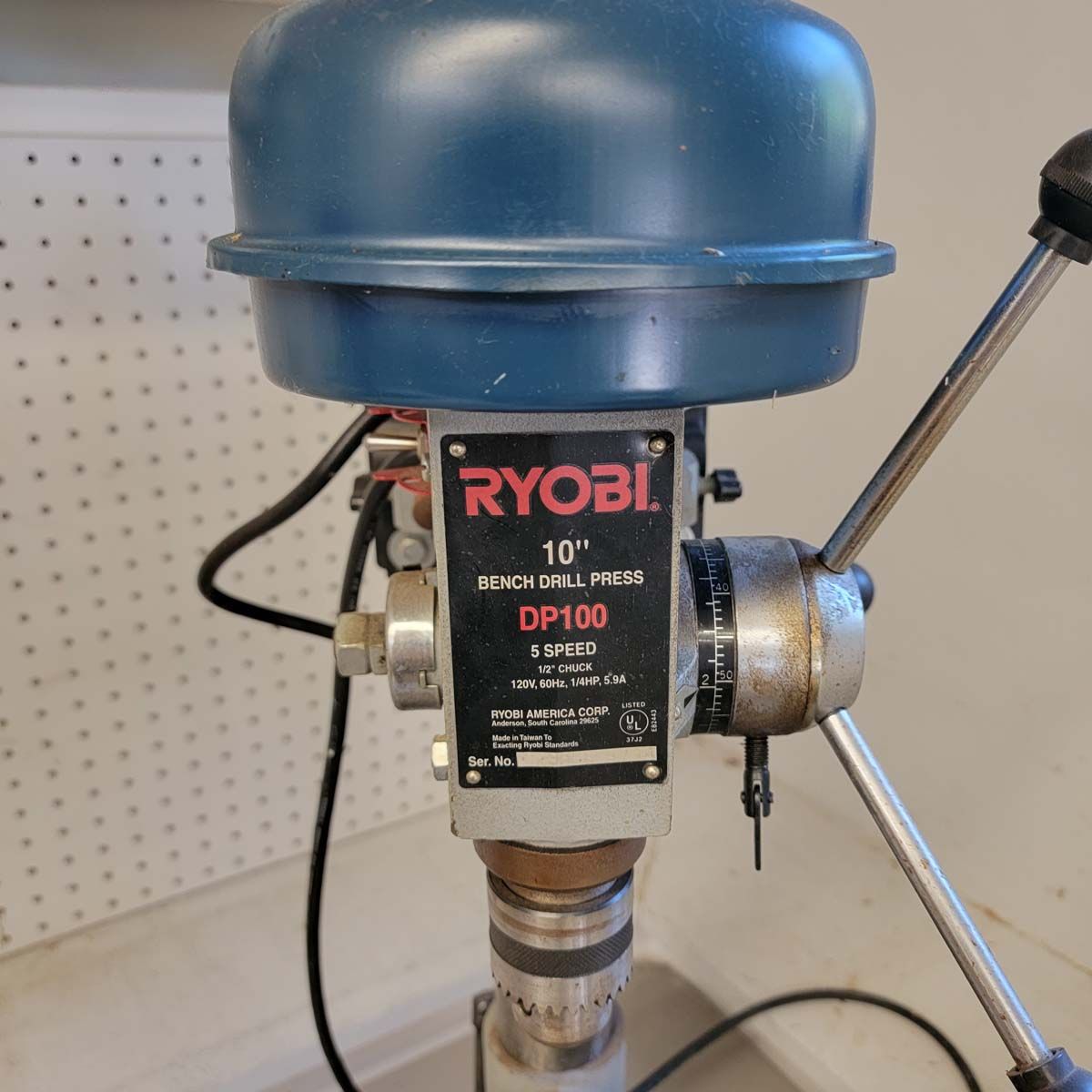 Ryobi DP100 Drill Press Armstrong Family Estate Services