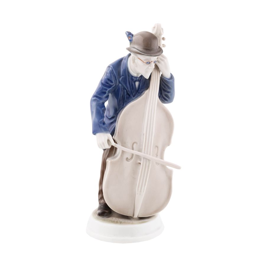 Figurka - Kontrabasista, Rosenthal, ok. 1920 r.