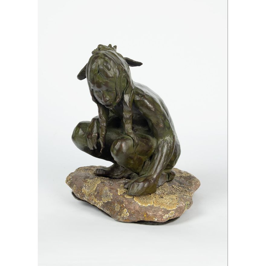 Richard Greeves (1935-2022): Squatting Indian