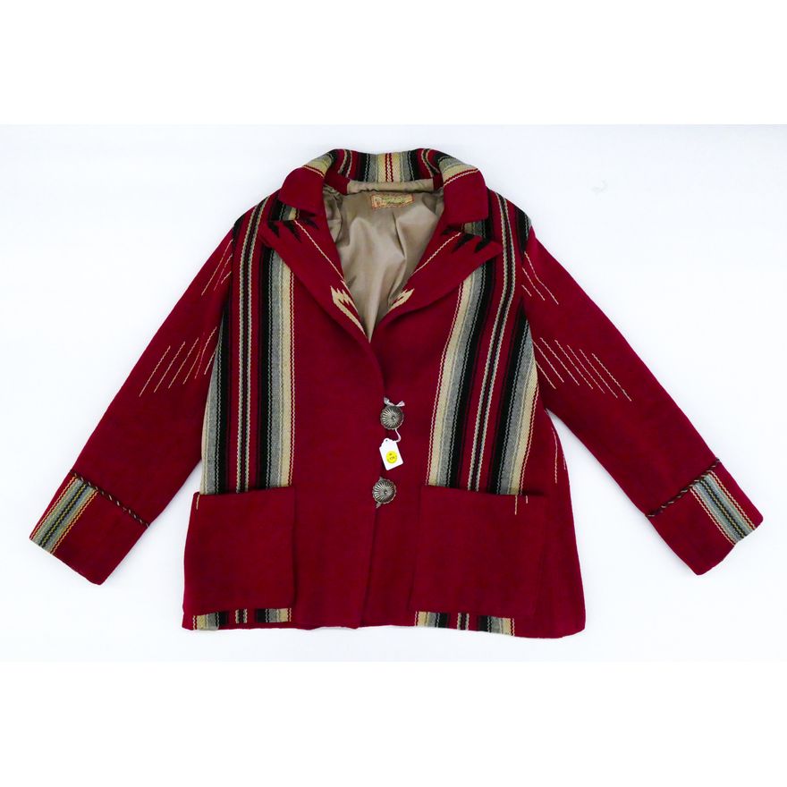 Vintage Ganscraft Chimayo Blanket Jacket