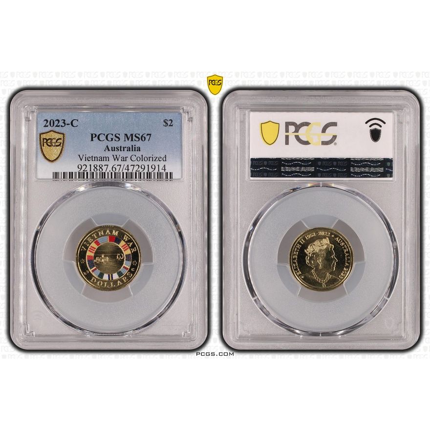 Vietnam War Colorized, Two Dollar, 2023-C, PCGS MS 67