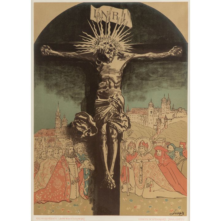 Leon Wyczółkowski | Krucyfiks Królowej Jadwigi z katedry na Wawelu, 1915 r.