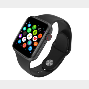 SMART WATCH FOR APPLE IOS AND ANDROID PHONES FITNESS TRACKER - FT80 - BLACK - ANSWER CALL ONLINE MUSIC READ MESSAGES WATER DUST
