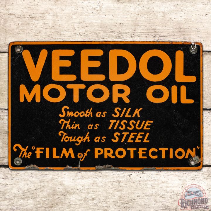 Veedol Motor Oil "The Film of Protection" SSP Sign - 8