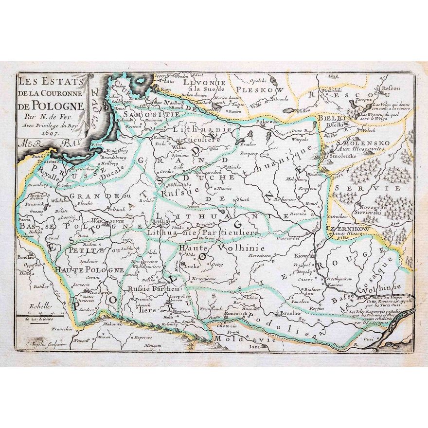 Nicolas de Fer | Les Estats de la Couronne de Pologne
