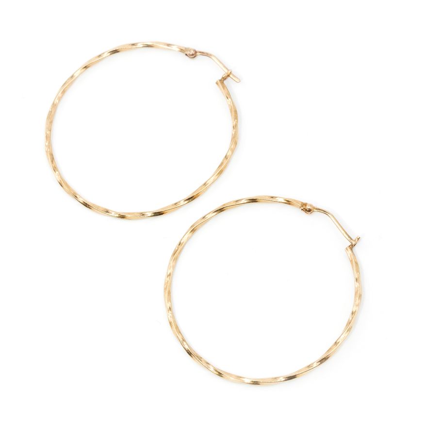 9ct Gold Hoop Earrings