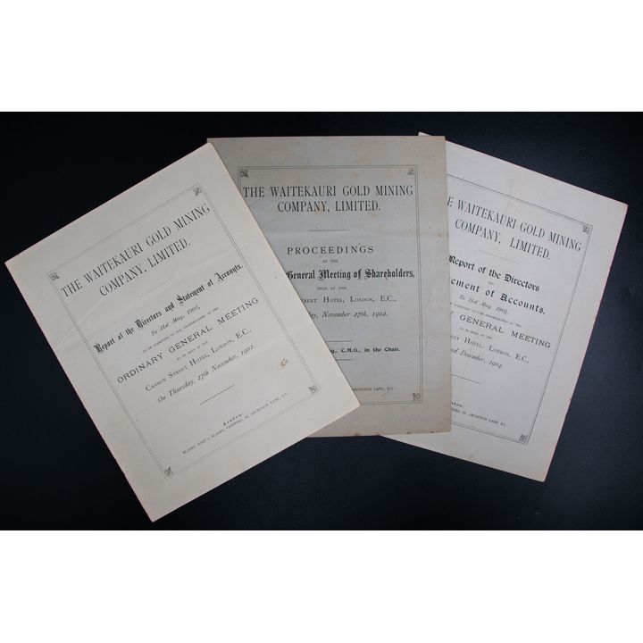 Gold Mining Company Documents