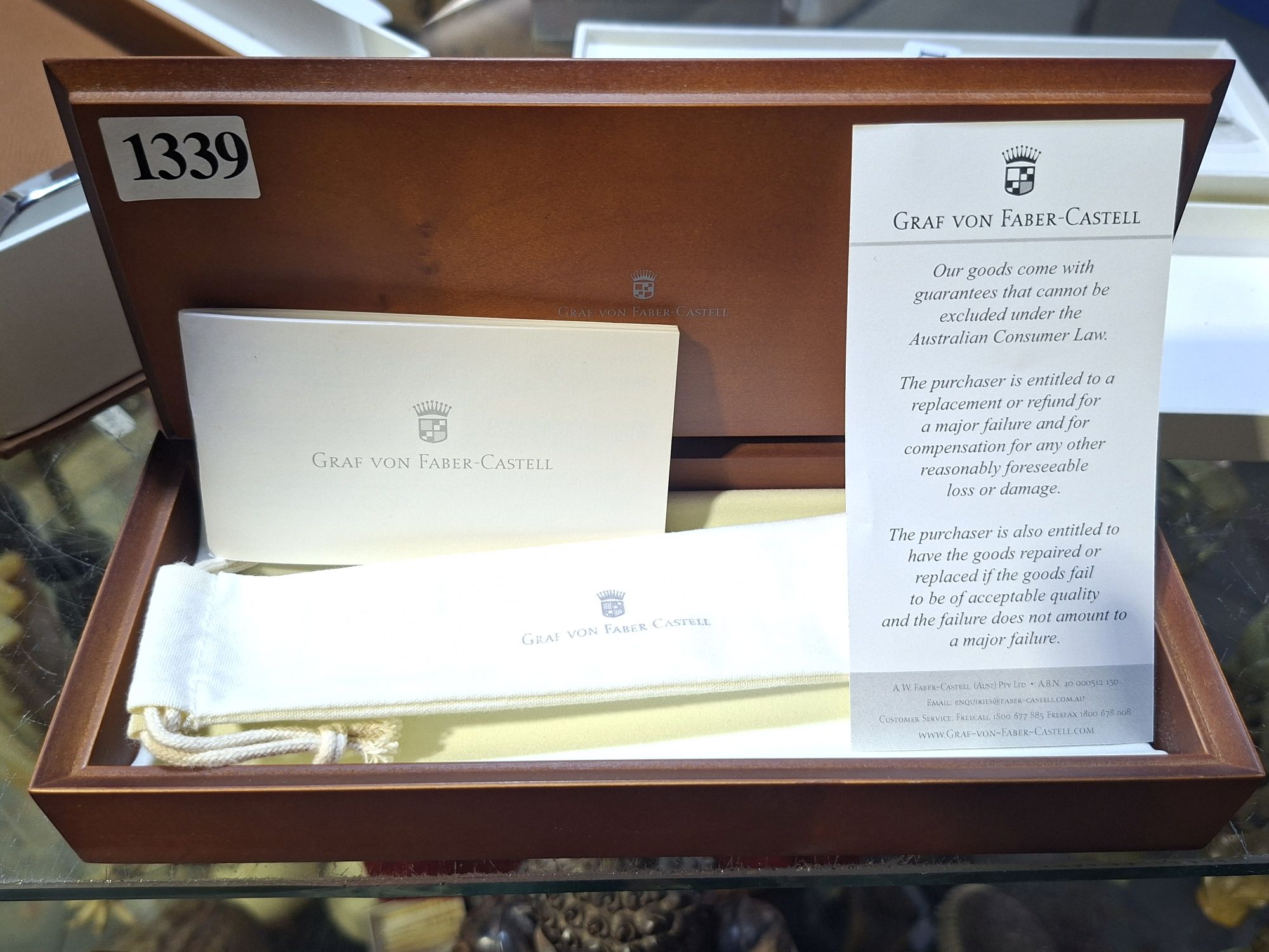 1339 · GRAF VON FABER-CASTELL TRAVEL PEN BOX