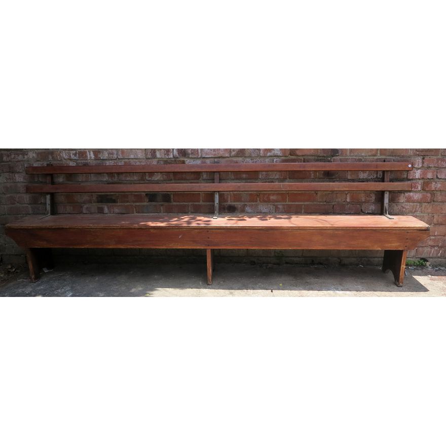 LONG TEAK BENCH