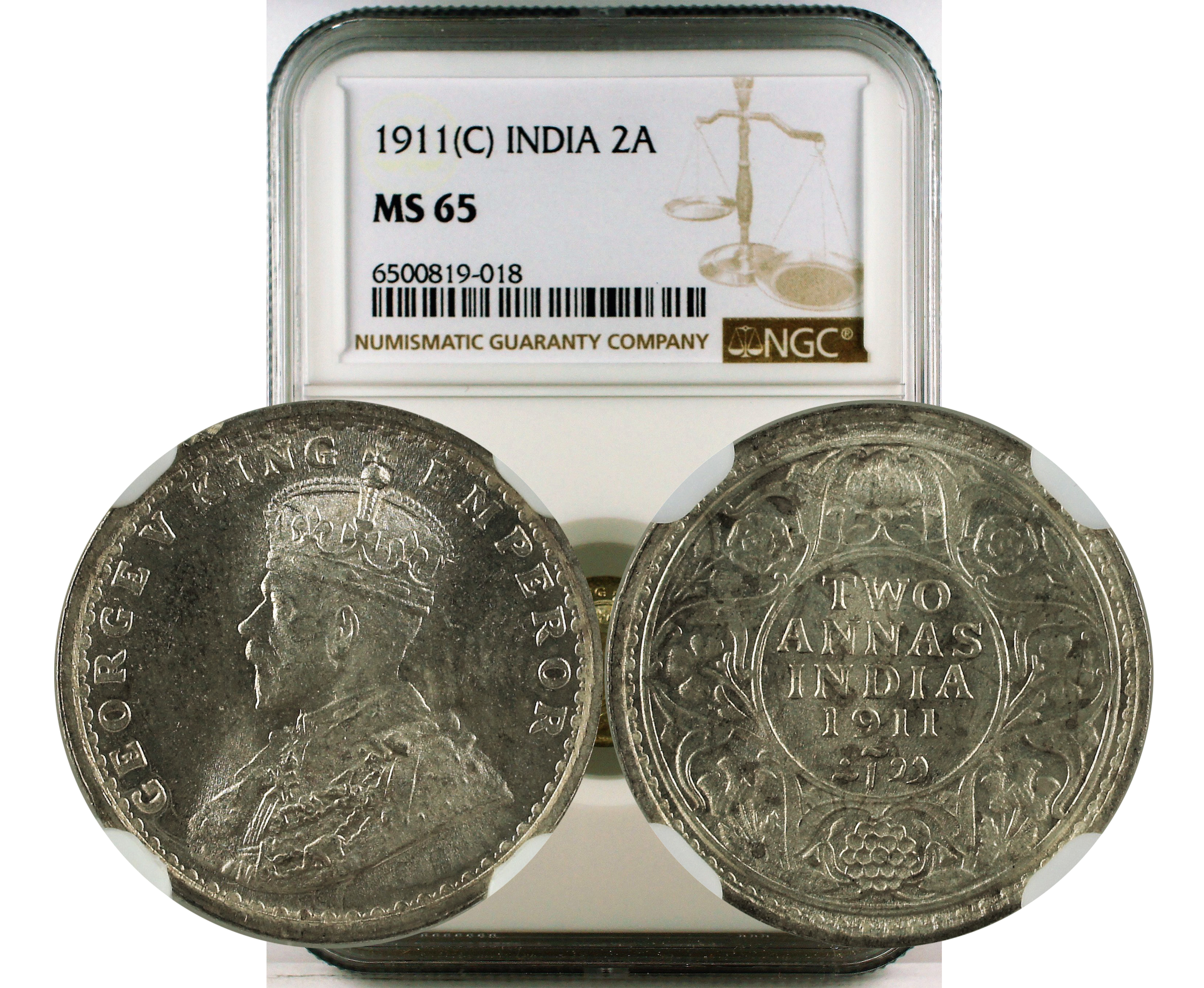 1911(C) INDIA 2A MS 65