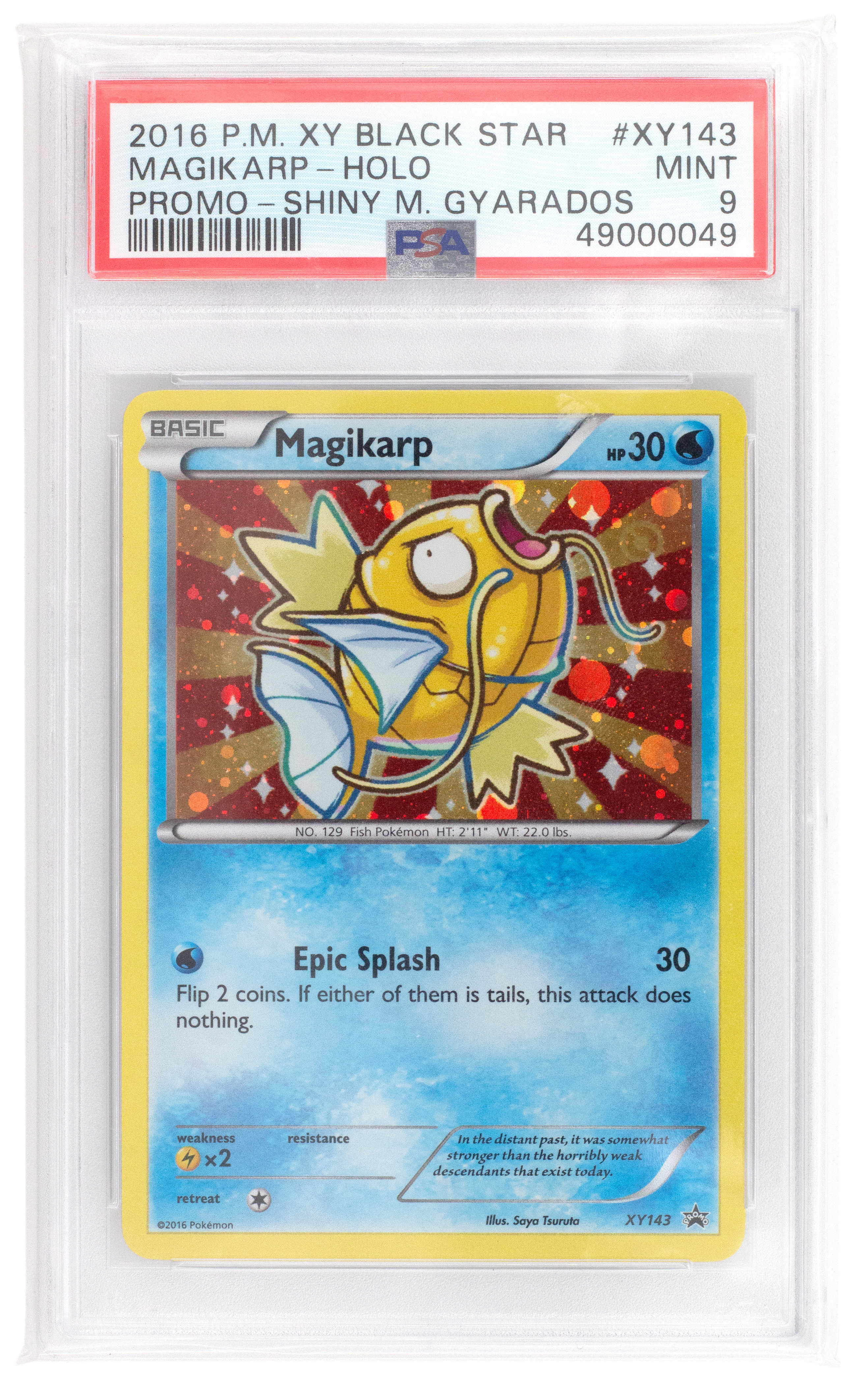 383 · Pokemon, Magikarp, 2016, PSA 9, Mint