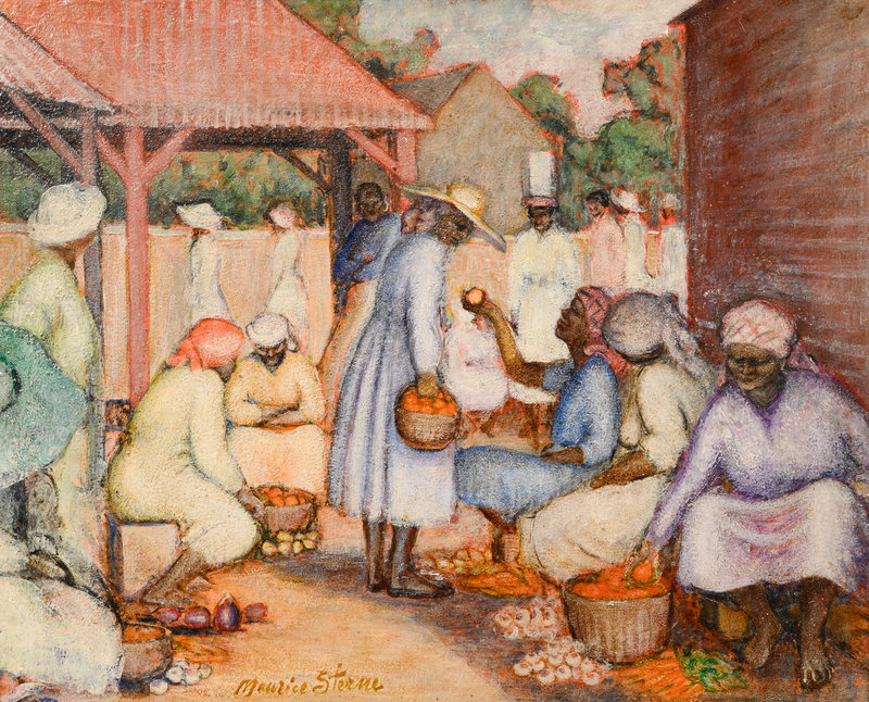 Maurice Sterne
(American, 1878-1957)
Fruit Market