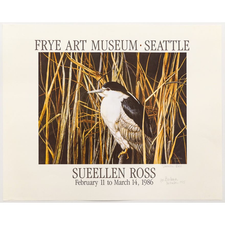 Sue Ellen Ross ''Frye Art Museum - Seattle'' Pencil Signed 1985 Art Print