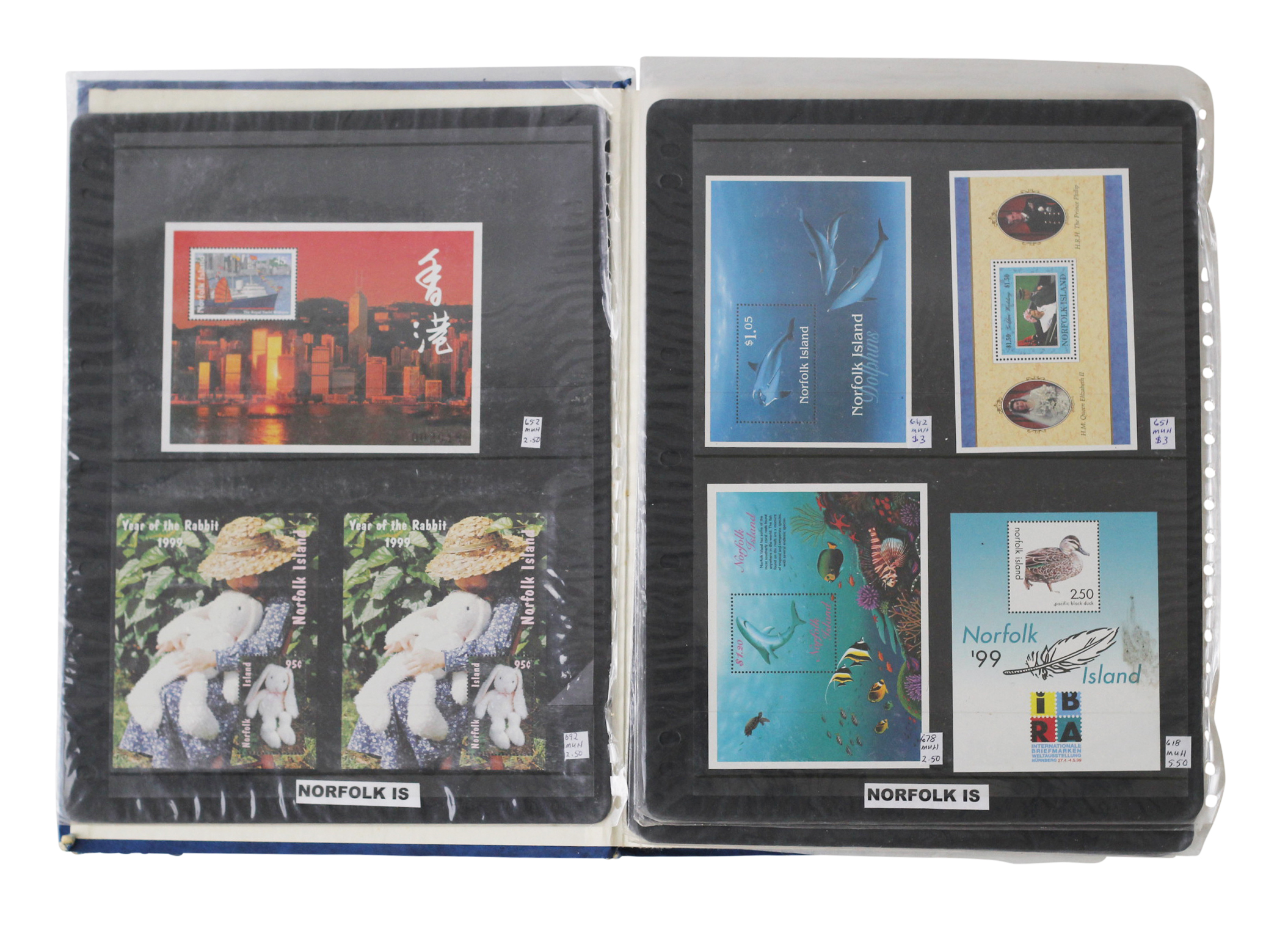 170 · Norfolk Island, Album, UHM, HM, FU, U
