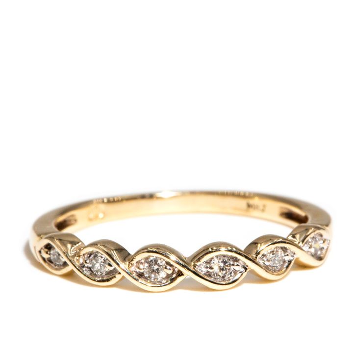 0.12 Carat 9ct Gold Ring,