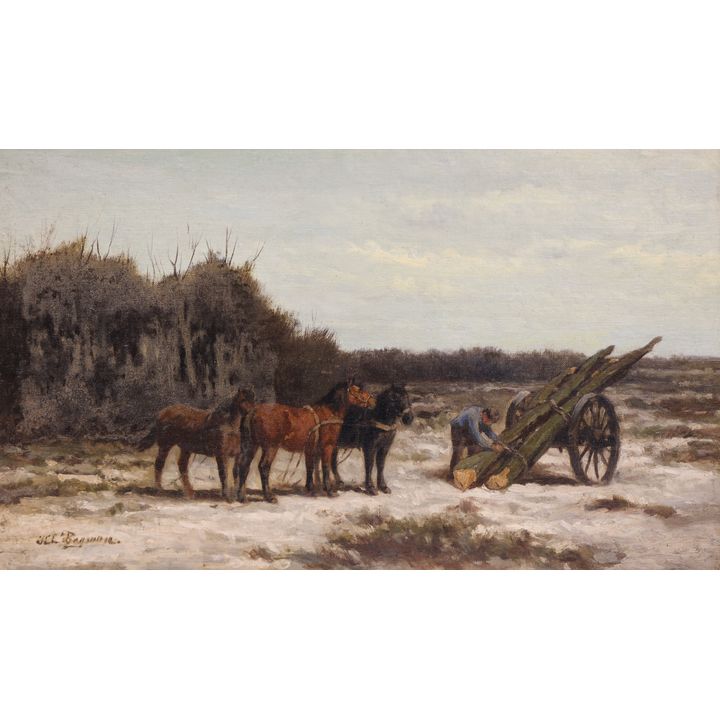 Hermanus Charles Bogman ''The Logger'' Oil