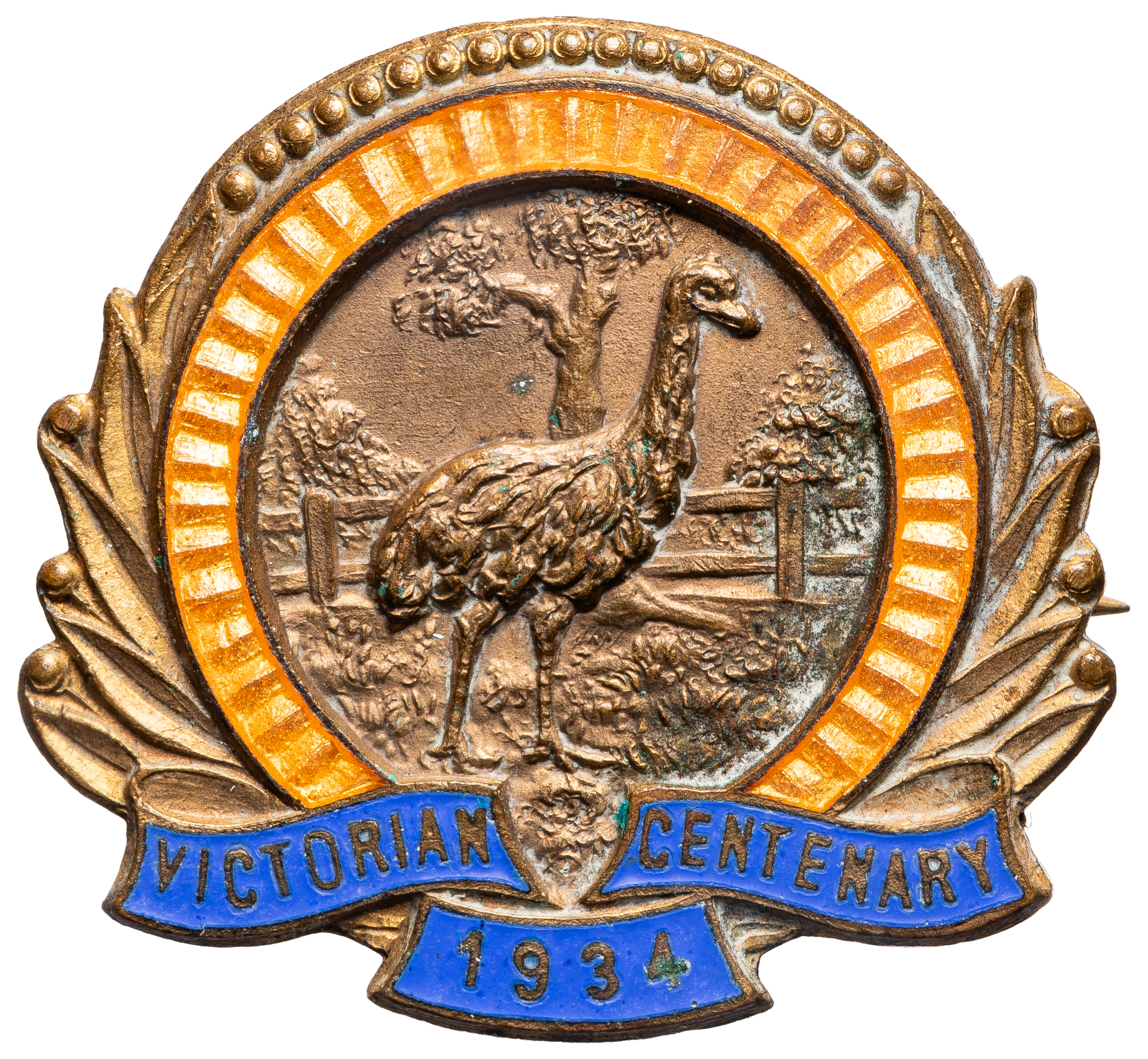 Victoria Centenary Badge, 1934, aEF