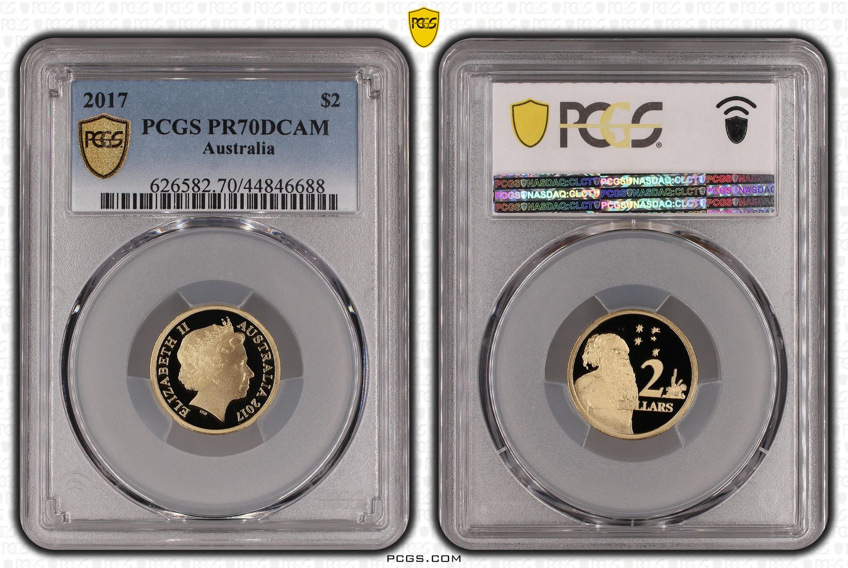 2017 Australia Two Dollar, $2 PCGS - PR70DCAM POP 41/0 -688
