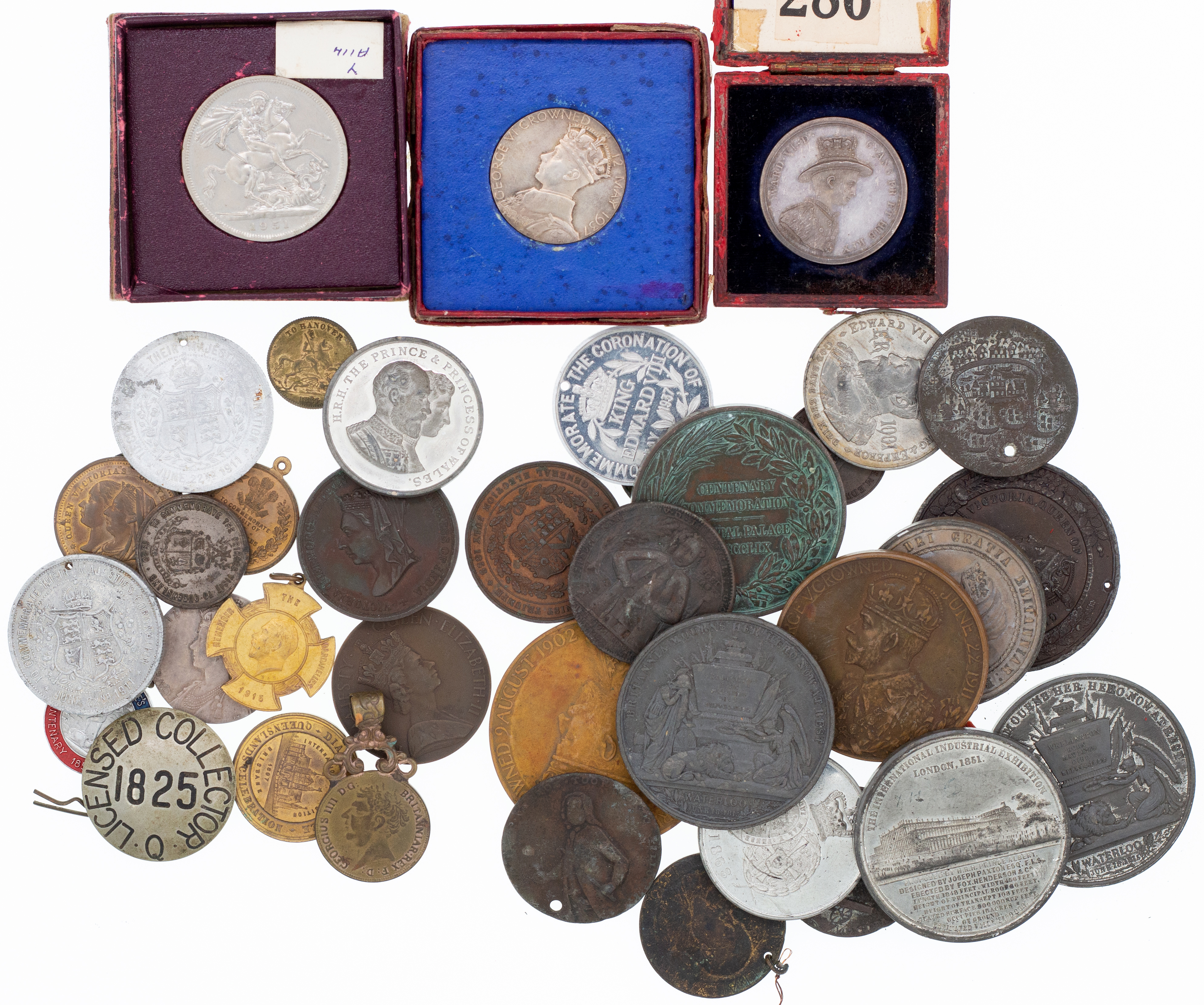 Great Britain, Victoria, Group, Coronation Medals, 1863 - 1937, F - CHU