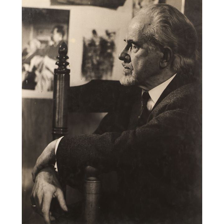 George Uchida ''Profile - Mark Tobey'' Silver Gelatin Print