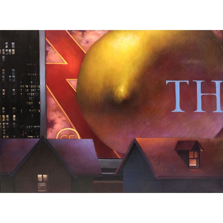 Gary Faigin ''The City'' 1998 Oil