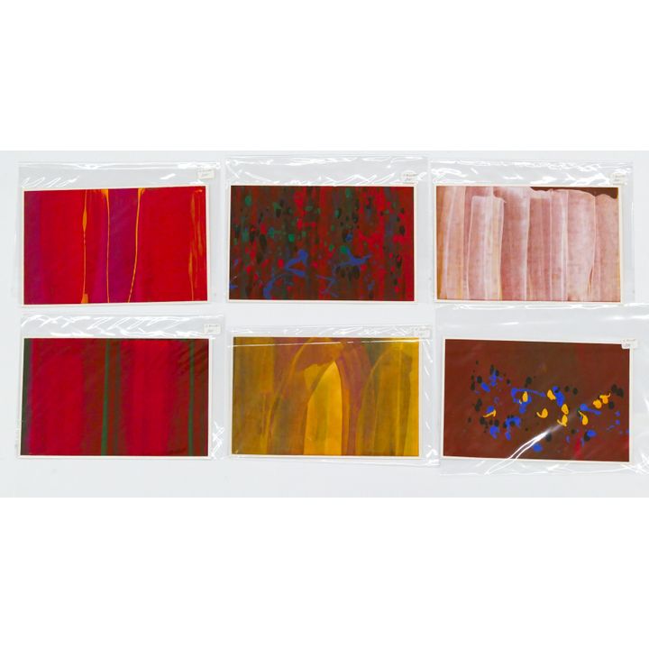 6pc Hank Kowart ''One of a Kind'' Monotype Prints 6''x9''